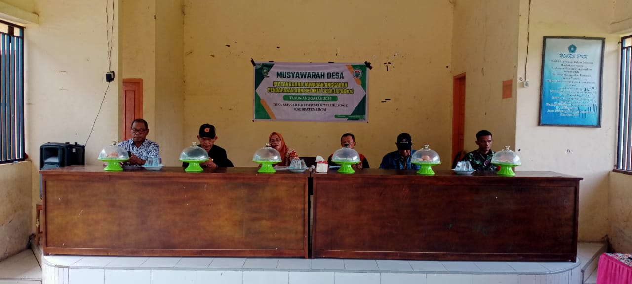 Musyawarah Desa Pertanggungjawaban Anggaran Pendapatan dan Belanja Desa (APBDes) TA. 2024